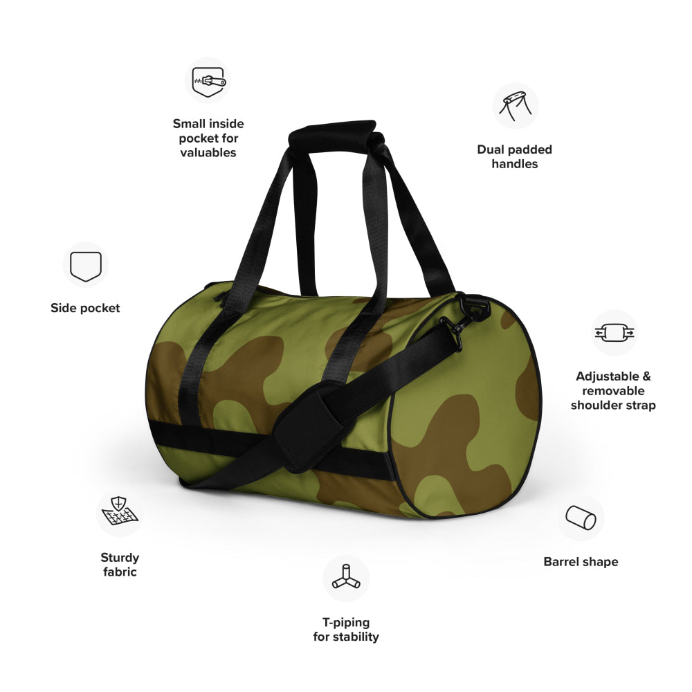 Russian WW2 Amoeba Green and Brown CAMO gym bag - Gym Bag