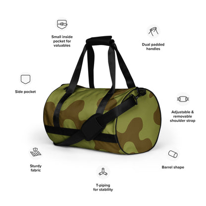 Russian WW2 Amoeba Green and Brown CAMO gym bag - Gym Bag