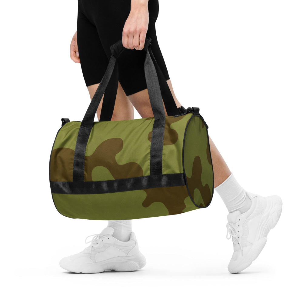 Russian WW2 Amoeba Green and Brown CAMO gym bag - Gym Bag