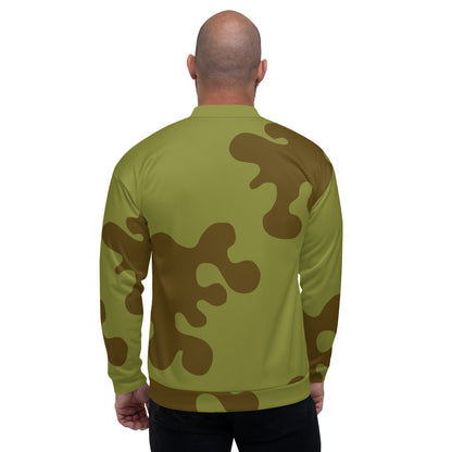 Russian WW2 Amoeba Green and Brown CAMO Unisex Bomber Jacket