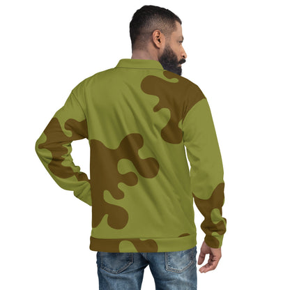 Russian WW2 Amoeba Green and Brown CAMO Unisex Bomber Jacket