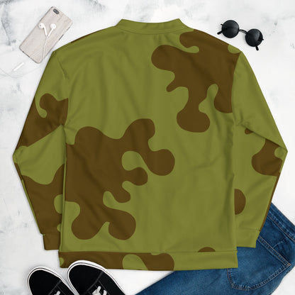 Russian WW2 Amoeba Green and Brown CAMO Unisex Bomber Jacket