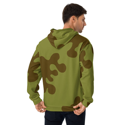 Russian WW2 Amoeba Green and Brown CAMO Unisex Hoodie