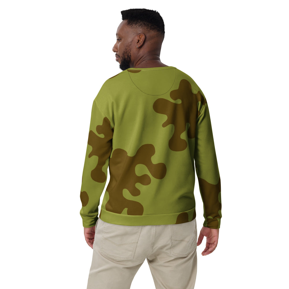 Russian WW2 Amoeba Green and Brown CAMO Unisex Sweatshirt