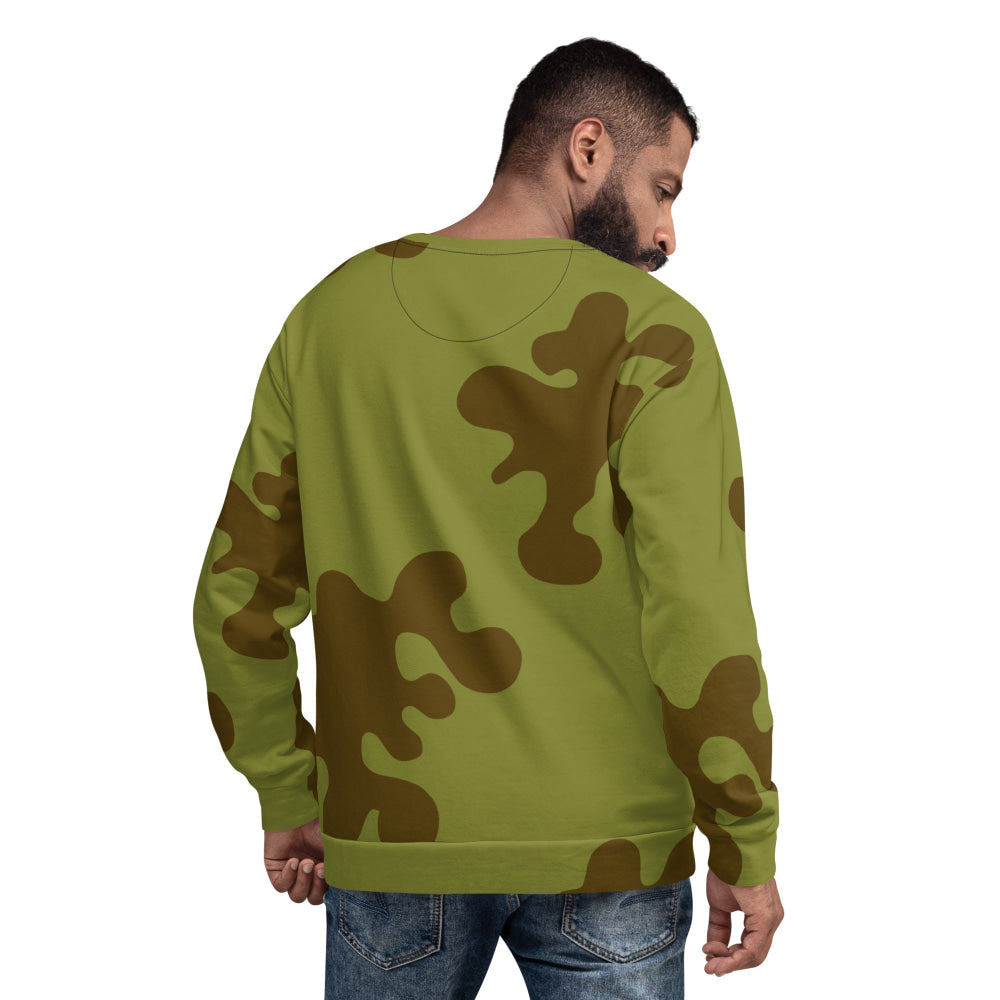 Russian WW2 Amoeba Green and Brown CAMO Unisex Sweatshirt