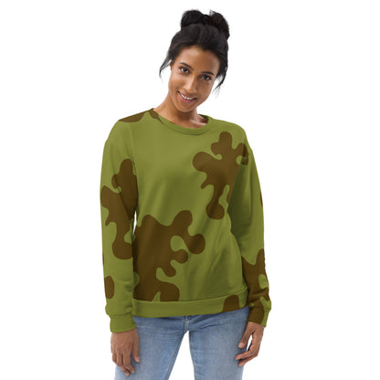 Russian WW2 Amoeba Green and Brown CAMO Unisex Sweatshirt