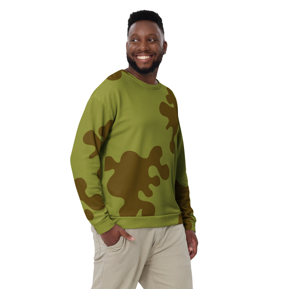 Russian WW2 Amoeba Green and Brown CAMO Unisex Sweatshirt