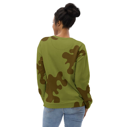 Russian WW2 Amoeba Green and Brown CAMO Unisex Sweatshirt