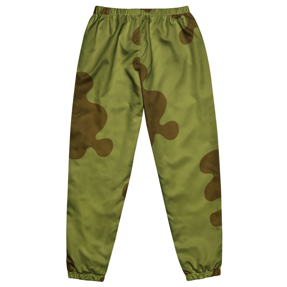 Russian WW2 Amoeba Green and Brown CAMO Unisex track pants - Track Pants