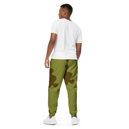 Russian WW2 Amoeba Green and Brown CAMO Unisex track pants - Track Pants