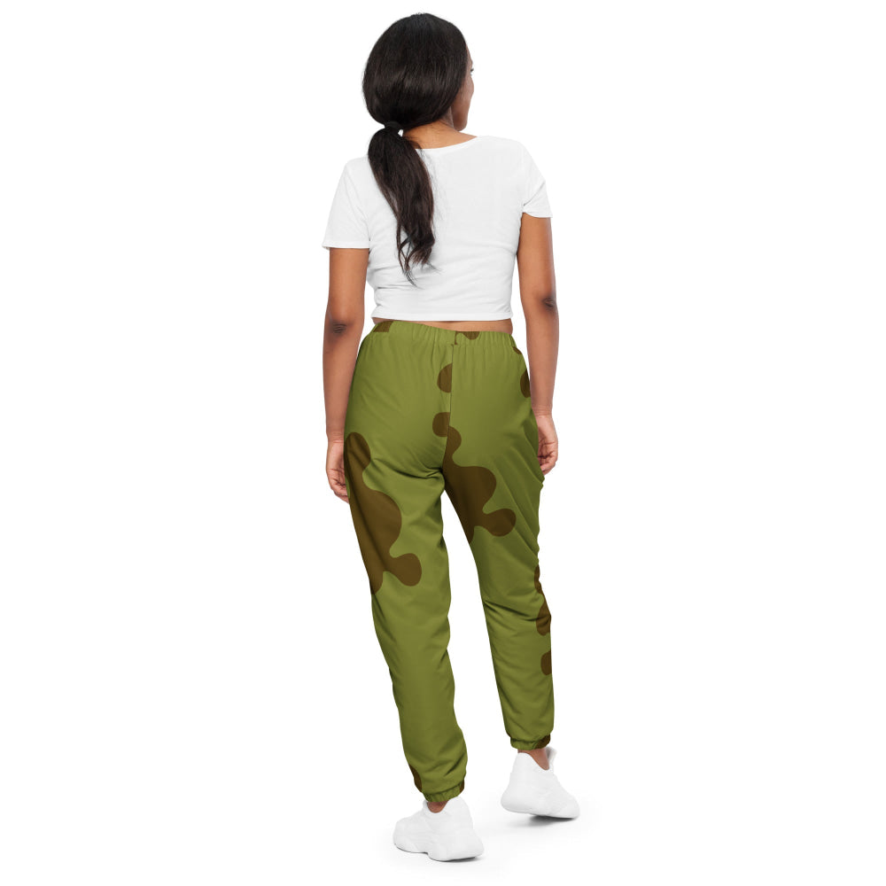 Russian WW2 Amoeba Green and Brown CAMO Unisex track pants - Track Pants