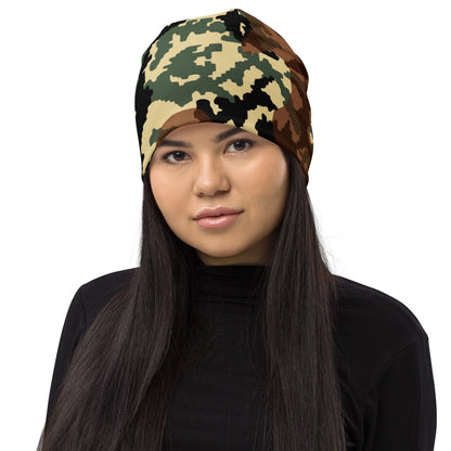 Russian WW2 TTsMKK Disruptive Amoeba Tri Color CAMO Beanie