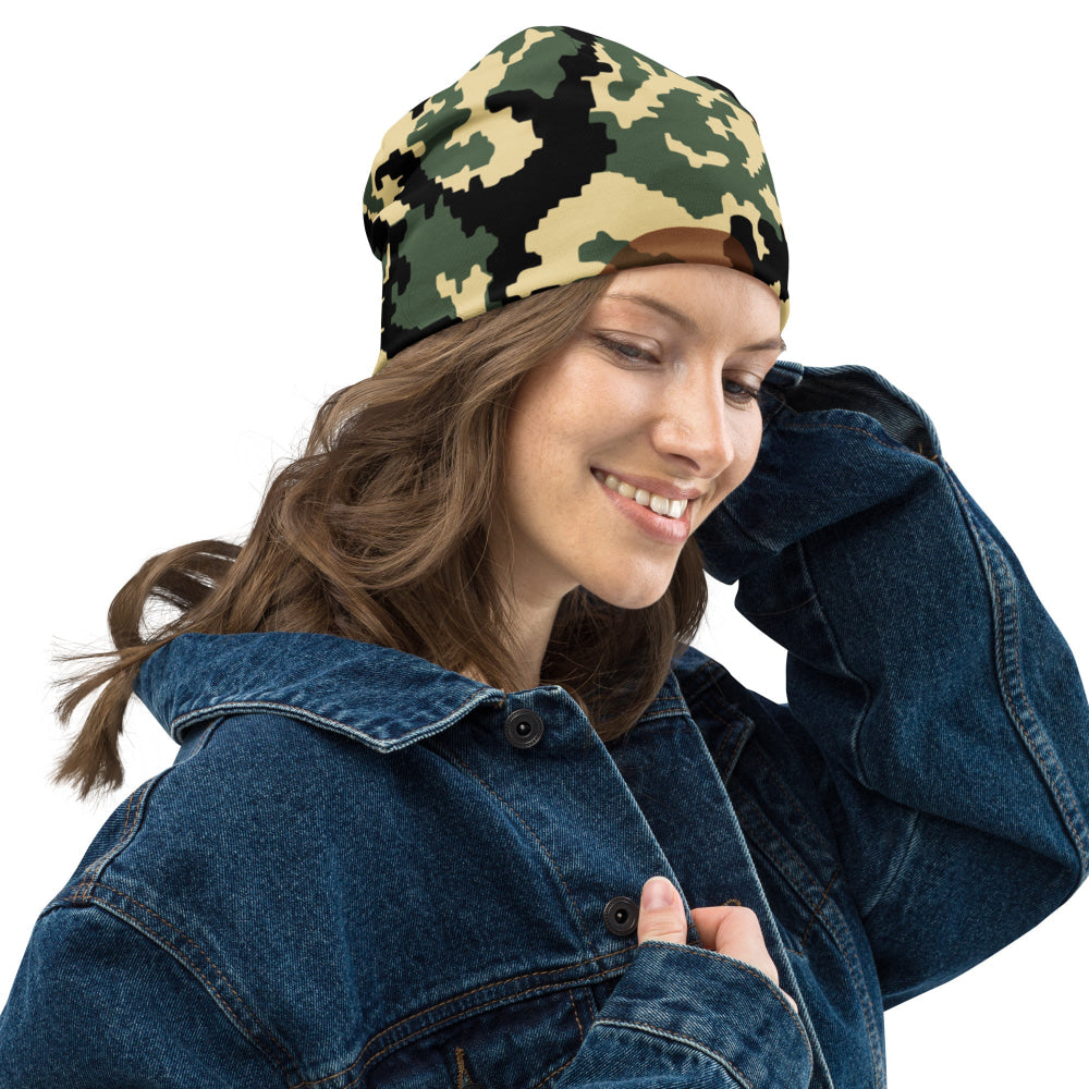 Russian WW2 TTsMKK Disruptive Amoeba Tri Color CAMO Beanie