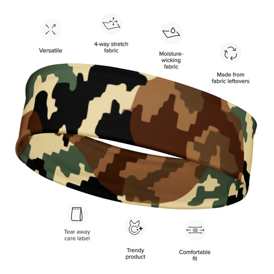 Russian WW2 TTsMKK Disruptive Amoeba Tri Color CAMO Headband