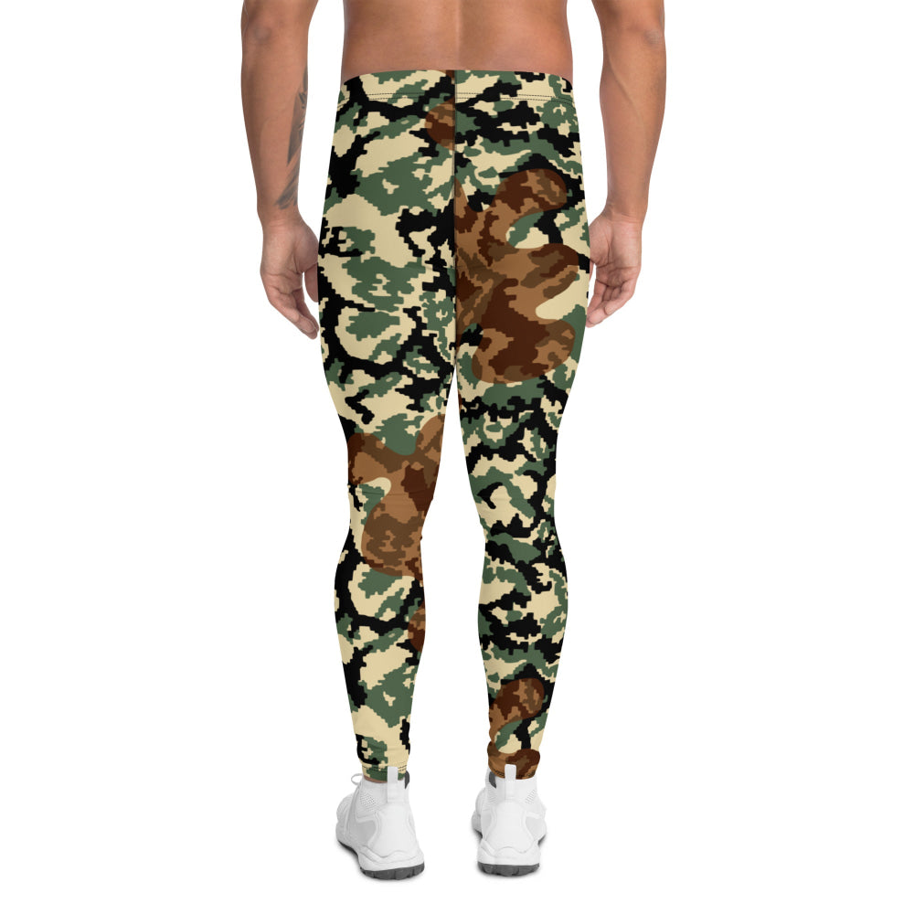 Russian WW2 TTsMKK Disruptive Amoeba Tri Color CAMO Men’s Leggings - Mens