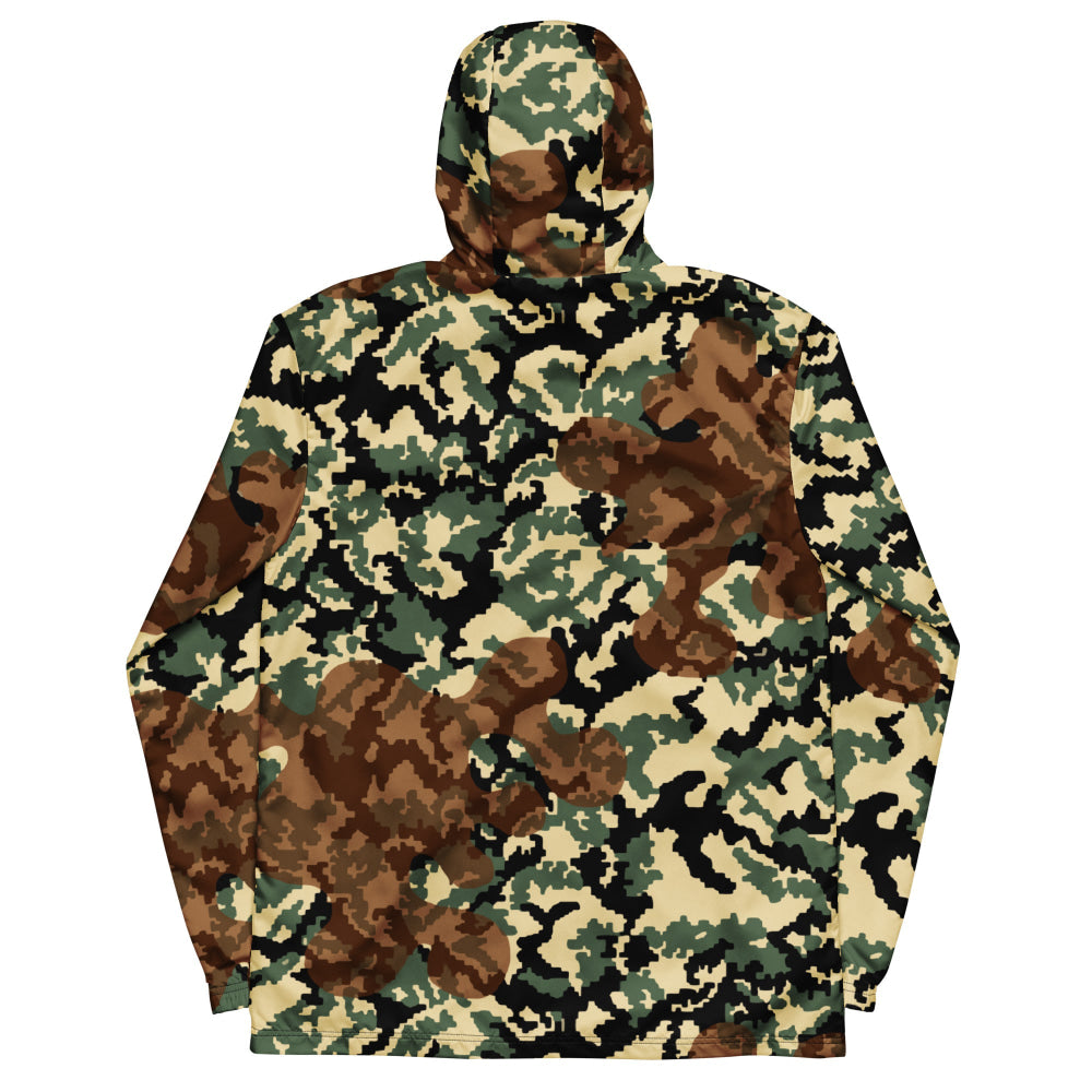 Russian WW2 TTsMKK Disruptive Amoeba Tri Color CAMO Men’s windbreaker - Mens Windbreaker