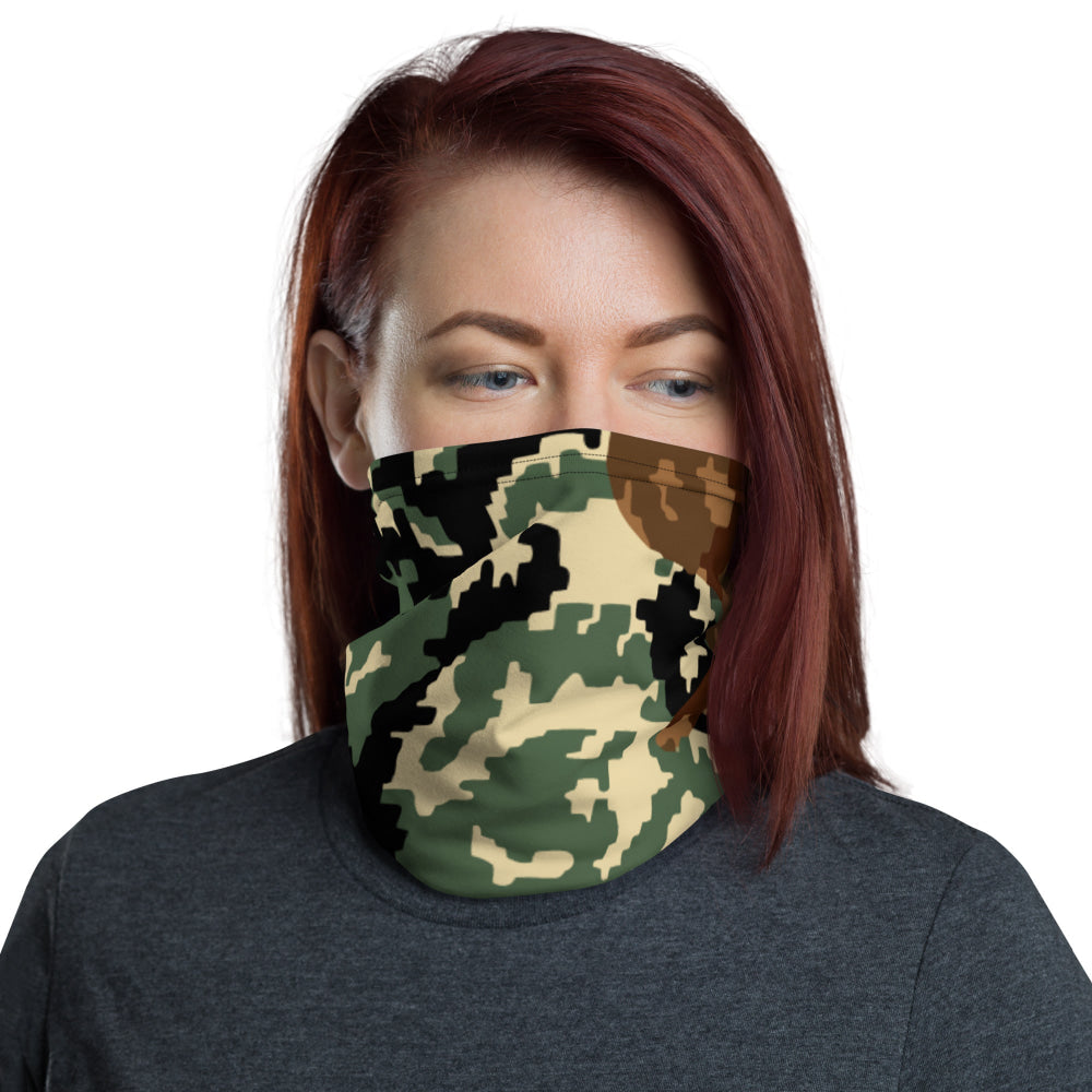 Russian WW2 TTsMKK Disruptive Amoeba Tri Color CAMO Neck Gaiter