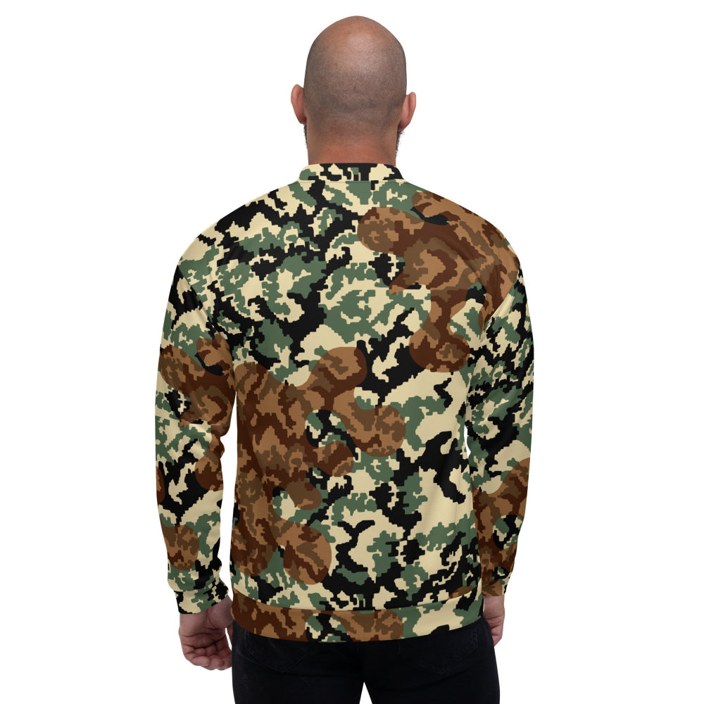 Russian WW2 TTsMKK Disruptive Amoeba Tri Color CAMO Unisex Bomber Jacket