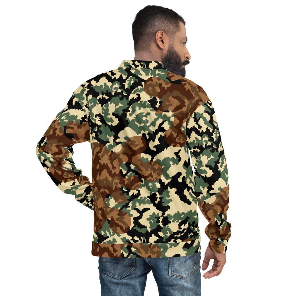 Russian WW2 TTsMKK Disruptive Amoeba Tri Color CAMO Unisex Bomber Jacket