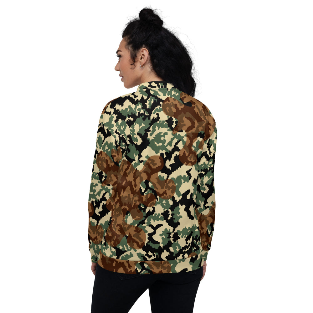 Russian WW2 TTsMKK Disruptive Amoeba Tri Color CAMO Unisex Bomber Jacket