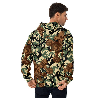 Russian WW2 TTsMKK Disruptive Amoeba Tri Color CAMO Unisex Hoodie