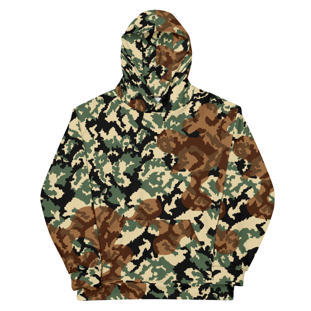 Russian WW2 TTsMKK Disruptive Amoeba Tri Color CAMO Unisex Hoodie