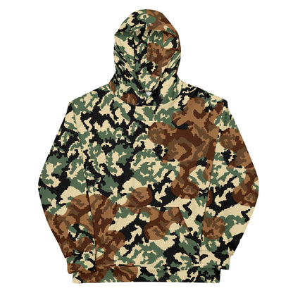 Russian WW2 TTsMKK Disruptive Amoeba Tri Color CAMO Unisex Hoodie