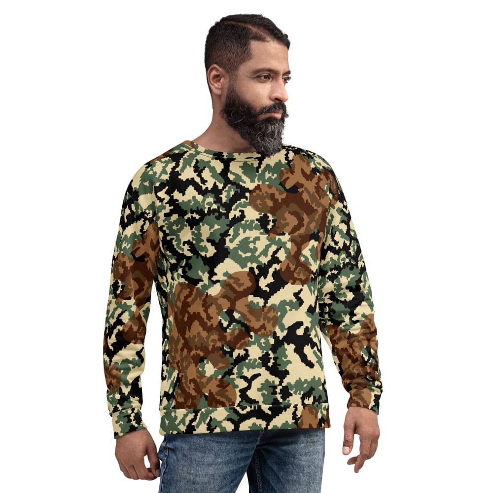 Russian WW2 TTsMKK Disruptive Amoeba Tri Color CAMO Unisex Sweatshirt