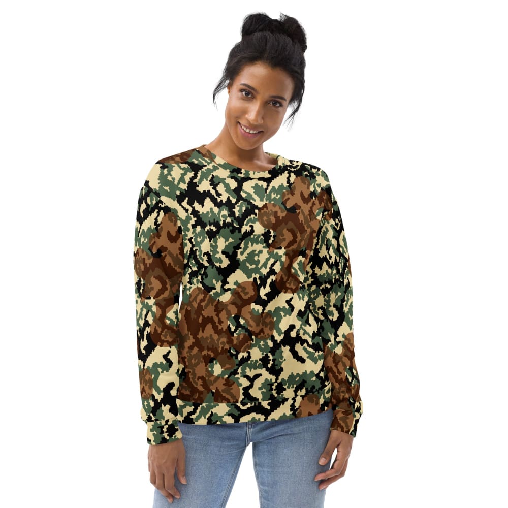 Russian WW2 TTsMKK Disruptive Amoeba Tri Color CAMO Unisex Sweatshirt