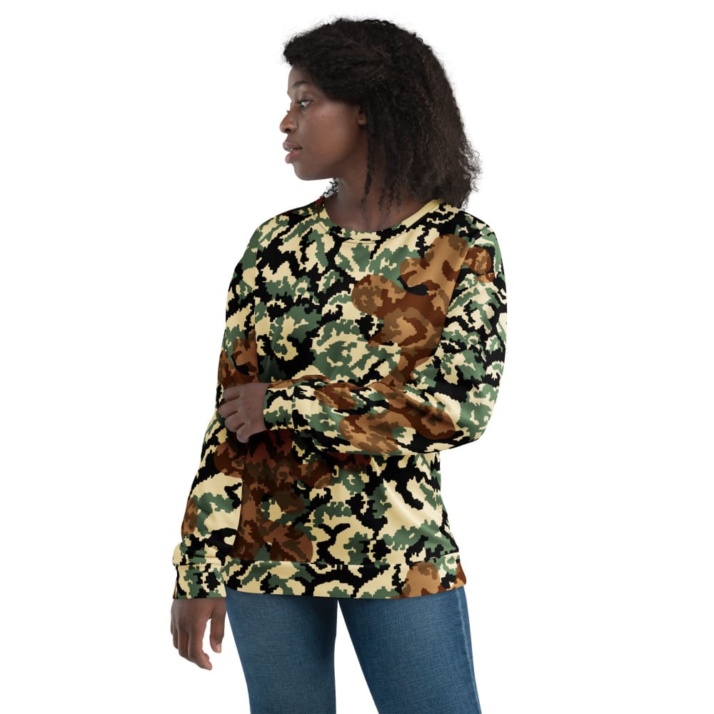 Russian WW2 TTsMKK Disruptive Amoeba Tri Color CAMO Unisex Sweatshirt