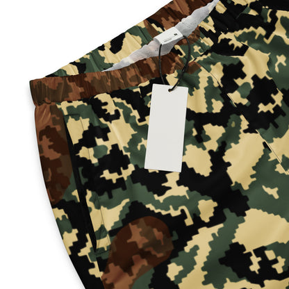 Russian WW2 TTsMKK Disruptive Amoeba Tri Color CAMO Unisex track pants - Track Pants