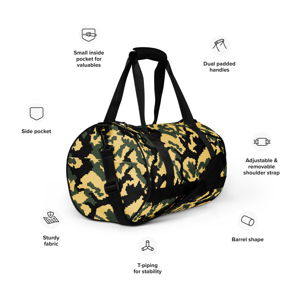 Russian WW2 TTsMKK Disruptive Tri Color CAMO gym bag - Gym Bag