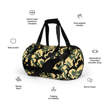 Russian WW2 TTsMKK Disruptive Tri Color CAMO gym bag - Gym Bag