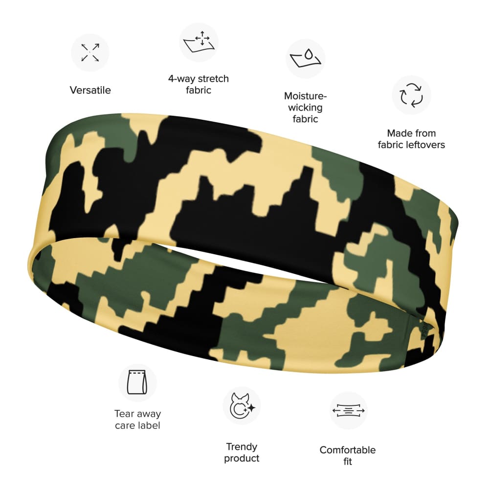 Russian WW2 TTsMKK Disruptive Tri Color CAMO Headband