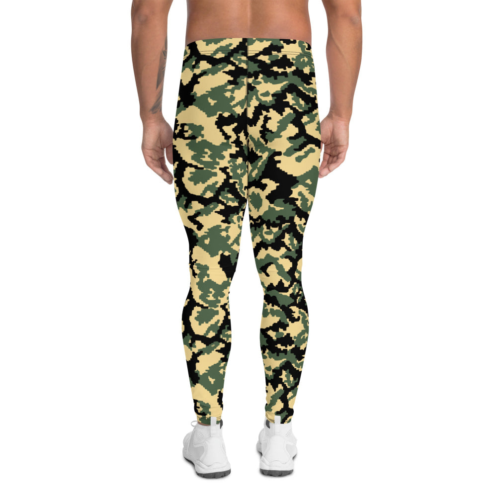 Russian WW2 TTsMKK Disruptive Tri Color CAMO Men’s Leggings - Mens