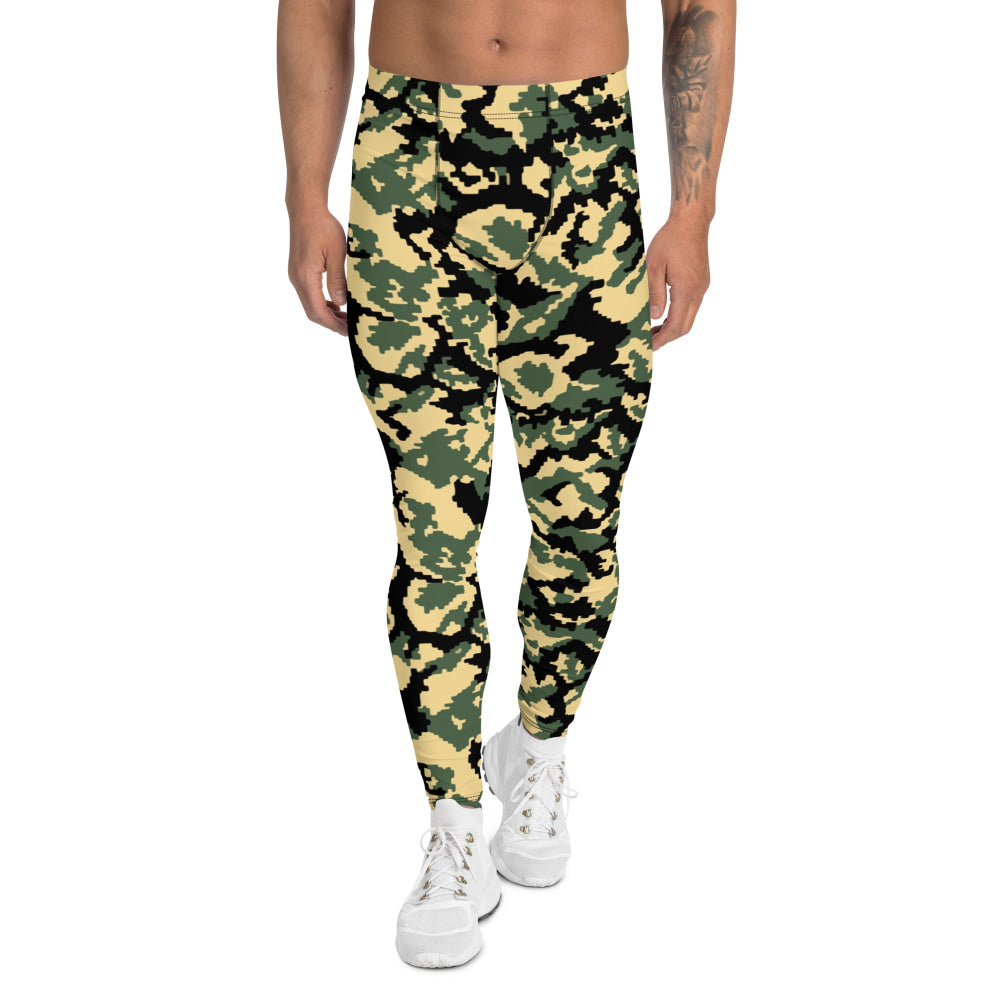 Russian WW2 TTsMKK Disruptive Tri Color CAMO Men’s Leggings - XS - Mens