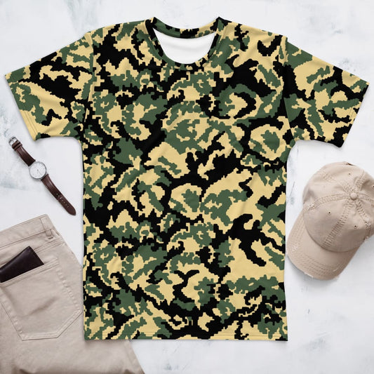 Russian WW2 TTsMKK Disruptive Tri Color CAMO Men’s T-shirt - XS