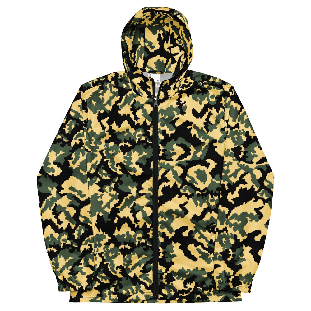 Russian WW2 TTsMKK Disruptive Tri Color CAMO Men’s windbreaker - Mens Windbreaker