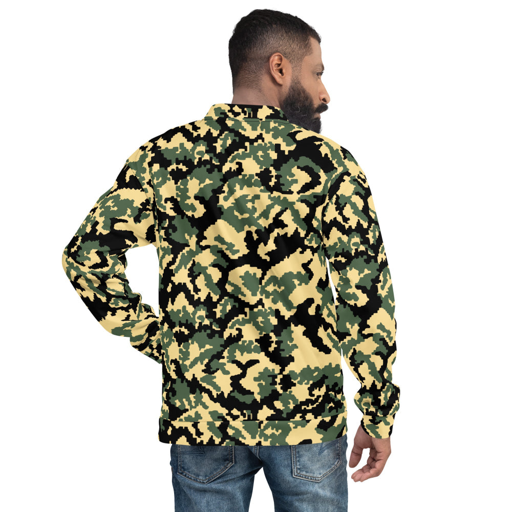 Russian WW2 TTsMKK Disruptive Tri Color CAMO Unisex Bomber Jacket