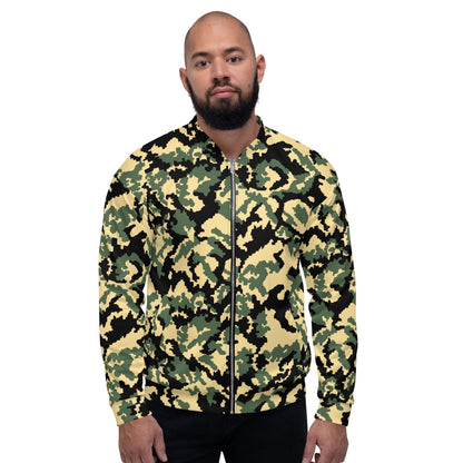 Russian WW2 TTsMKK Disruptive Tri Color CAMO Unisex Bomber Jacket