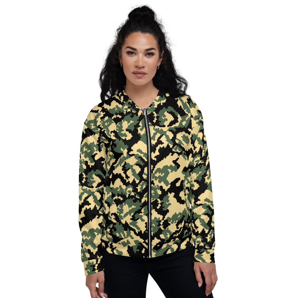 Russian WW2 TTsMKK Disruptive Tri Color CAMO Unisex Bomber Jacket