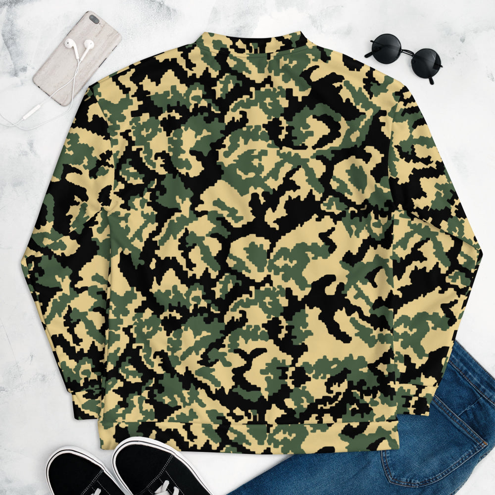 Russian WW2 TTsMKK Disruptive Tri Color CAMO Unisex Bomber Jacket