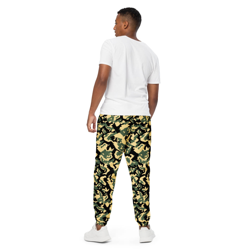 Russian WW2 TTsMKK Disruptive Tri Color CAMO Unisex track pants - Track Pants