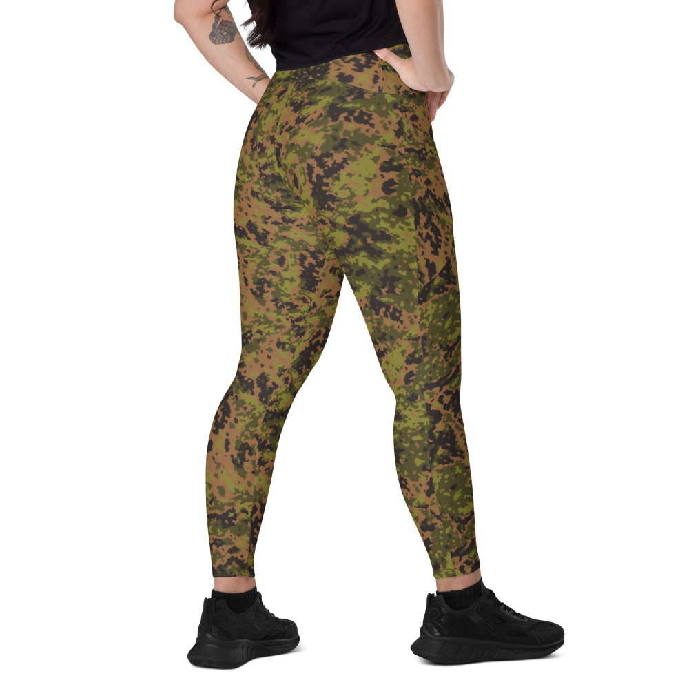 Russian Yeger (Hunter) CAMO Leggings with pockets - 2XS - Womens With Pockets