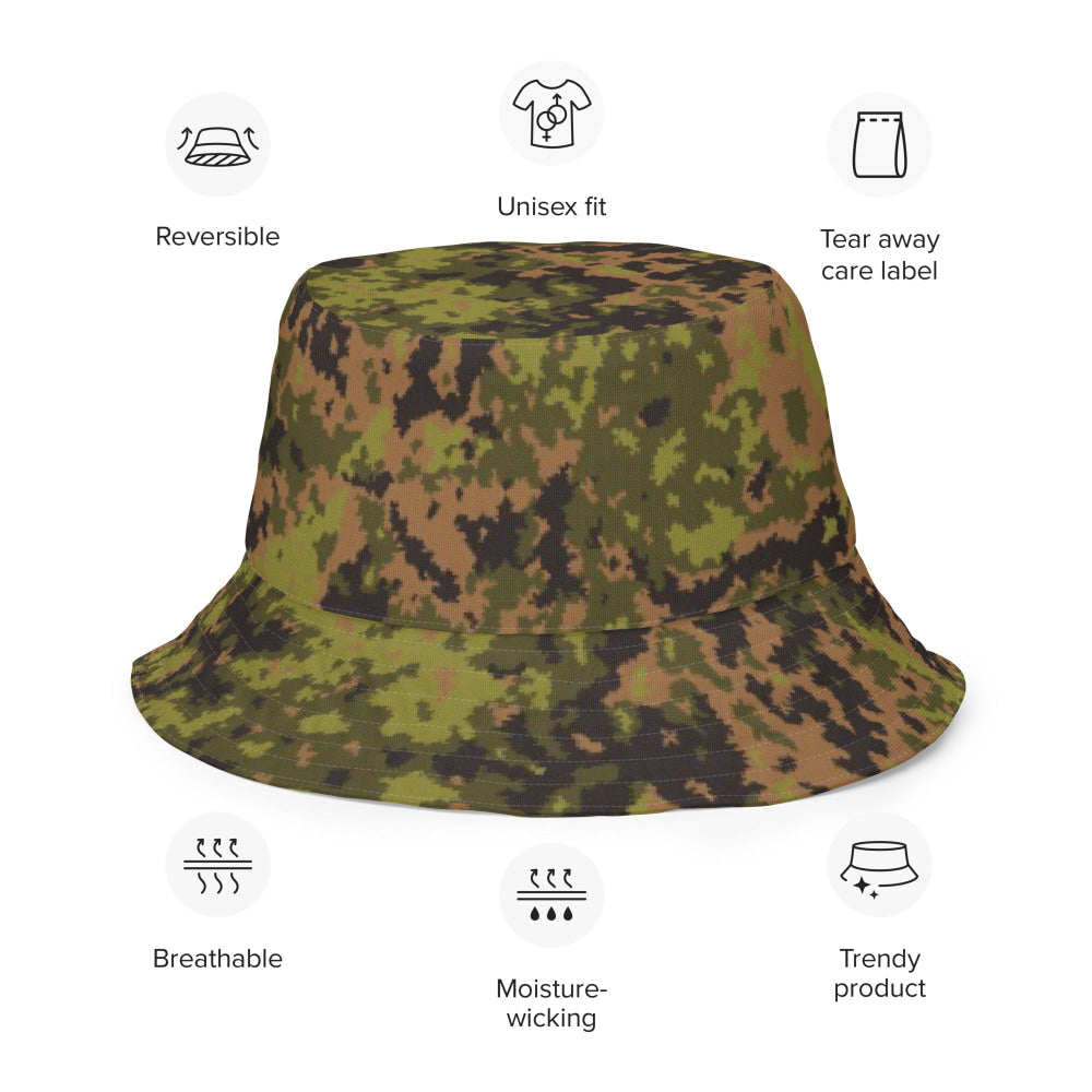 Russian Yeger (Hunter) CAMO Reversible bucket hat - Bucket Hat