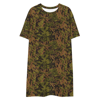 Russian Yeger (Hunter) CAMO T-shirt dress - Womens T-Shirt Dress