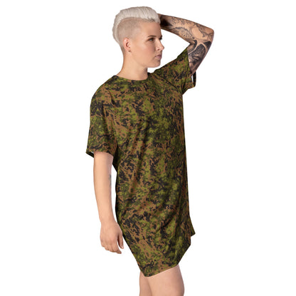 Russian Yeger (Hunter) CAMO T-shirt dress - Womens T-Shirt Dress