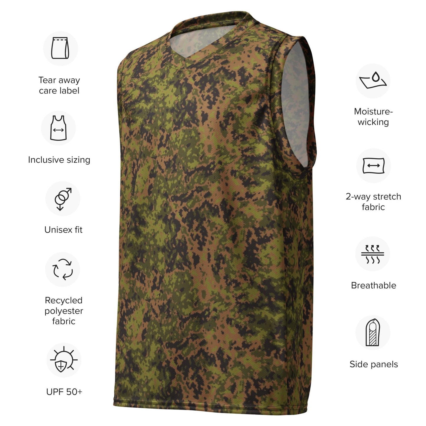 Russian Yeger (Hunter) CAMO unisex basketball jersey Basketball Jerseys