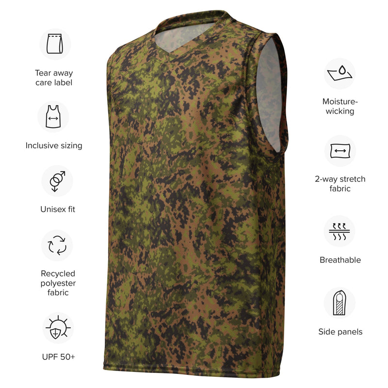 Yeger Hunter Russian CAMO Unisex Basketball Jersey