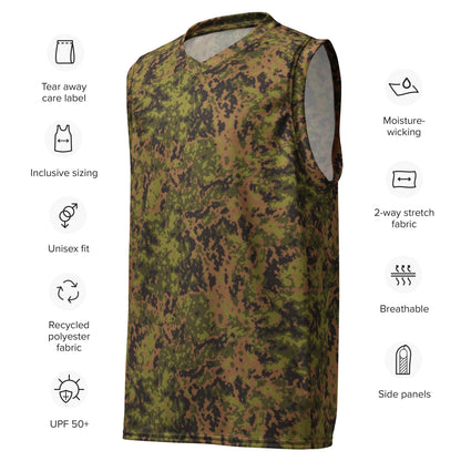 Russian Yeger (Hunter) CAMO unisex basketball jersey - Unisex Basketball Jersey